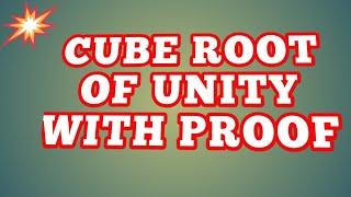 #complex no. #Cube root of unity //with superb concepts