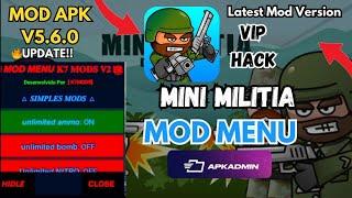 MINI MILITIA MOD MENU V5.6.0 For Android 2024  | Download Link (100% Working)