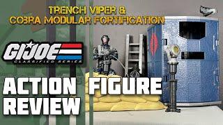 GI Joe Classified | Trench Viper & Cobra Modular Fortification Set | Review