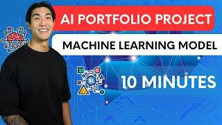 AI Portfolio Project | I built a MACHINE LEARNING MODEL using AI in 10 MINUTES