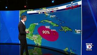 Tropical update: 5 a.m. Wednesday forecast