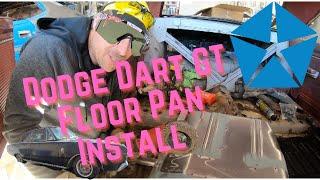 1967 Dodge Dart GT Floor Pan Install A-Body Mopar