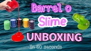 Unboxing 6pc Barrel o Slime | Jigly slime | ASMR Slime | AB SQUARE #shorts #youtubeshorts #slime