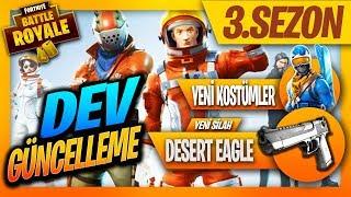 3.SEZON GELDİ ! / FORTNITE BATTLE ROYALE + YENİ SİLAH + YENİ OYUN KOSTÜMLERİ