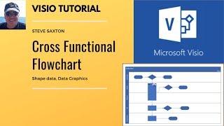 Cross Functional flow chart in Microsoft Visio