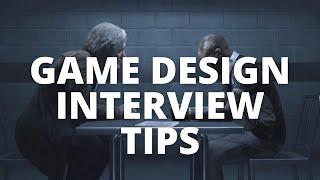 Game Design Interview Tips for beginners