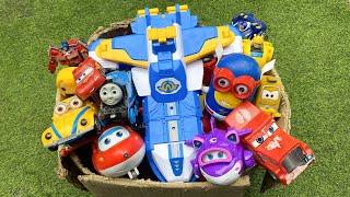 Fun toy box Super Wings World Robot, Pixar Car, POLICE CAR, CARBOT TOBOT