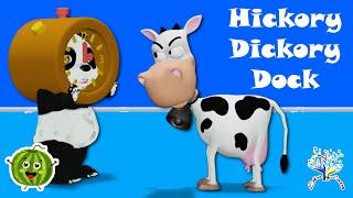 Hickory Dickory Dock B | Cow, Grasshopper, Turtle |  Edufam Kids Song #hickorydickorydockswithlyrics