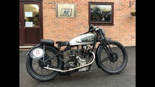 Factory Built Royal Enfield 4 Valve Bullet from 1934, Original Isle Of Man TT Race Bike, running