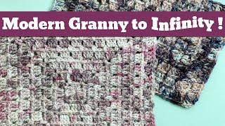 My New Favorite Continuous Granny Square! So Easy  Plus Rectangle Option