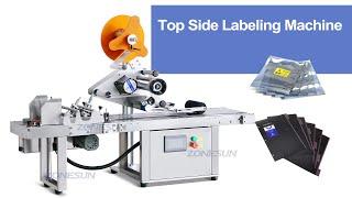 How To Use ZS-TB502P Plastic Bags Hanging Tag Top Side Label Applicator Labeling Machine