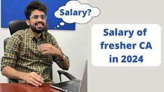 Salary of a fresher Chartered accountant in India| Income of CA | Earning of Chartered accountant