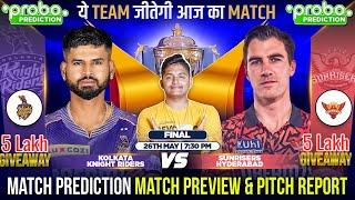 IPL 2024 Final | KKR vs SRH | Kolkata Knight Riders vs Sunrisers Hyderabad Prediction #ipl2024