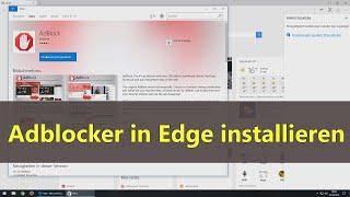 Adblocker in Edge installieren - Werbung blockieren (Windows 10)