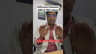 #icushort 51: Difference between ABG and VBG values