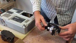 How to Replace a Projector Lamp in Projector PANASONIC PT-LB60NTE