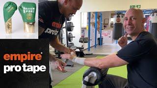 HOW PRO BOXERS HANDS ARE WRAPPED ft. empire pro tape and CUTMAN SHELDON