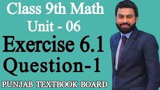 Class 9th Math Unit 6 Exercise 6.1 Question 1-How to find the Highest Common Factor of an Expression