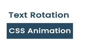 CSS Text Rotating Animation | csPoint web design tutorials