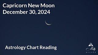 Capricorn New Moon - Working With Peace and Purpose In This New Cycle - Dec 30, 2024 Astrology