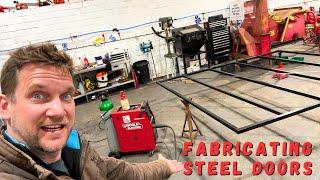 Fabricating the PERFECT Steel Workshop Door from Scratch!