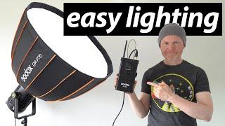 Easy lighting for YouTube: Godox UL150 and QR-P70 review