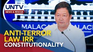 DOJ assures constitutionality of Anti-Terror Law IRR