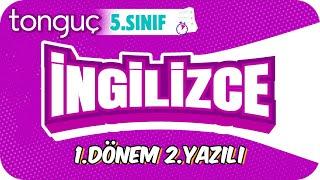 5.Sınıf İngilizce 1.Dönem 2.Yazılıya Hazırlık  #2024