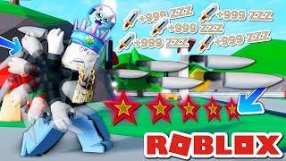 NOOB CHEATS to get MAX RANK in BLADE THROWING SIMULATOR... (ROBLOX)