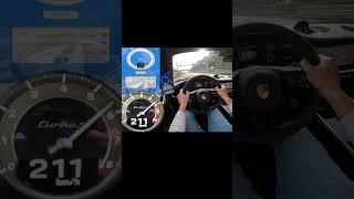 PORSCHE 911 992 TURBO S Top Speed #shorts