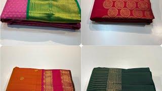 NEW COLLECTIONS PURE KANCHI SILK SAREES|@millionsarees |#milliondesigns |whatsapp 6305863923