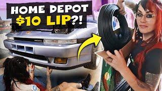 Trying the $10 Home Depot Lip Mod on my Mk3 Supra -- It's AMAZING!!