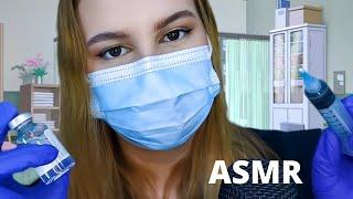 ASMR en ESPAÑOL | TE PONGO LA VACUNA CONTRA EL COVID-19 / ROLEPLAY MÉDICO 