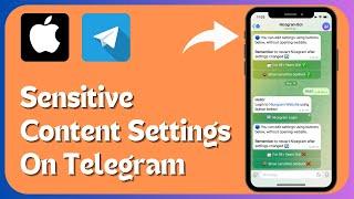 Telegram Sensitive Content Settings iPhone 2024 | Enable or Disable Sensitive Content on Telegram