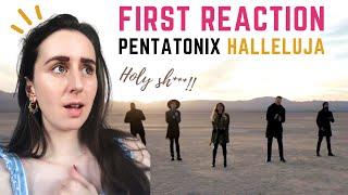SINGERS FIRST REACTION to PENTATONIX - HALLELUJA