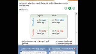 Noun-Adjective Agreement in Spanish