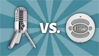 Unboxing Samson Meteor Mic Vs. Blue Snowball Mic - Microphone Comparison, Sound Test, and Giveaway