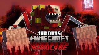 I Spent 100 Days With The Flesh That Hates In Hardcore Minecraft...