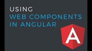 Using Web Components in an Angular project