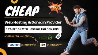 Cheapest Web Hosting and Domains Provider | Web Hosting Offers | Domains Offers