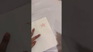 How to draw a perfect star for beginners