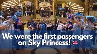 FIRST CRUISE PASSENGERS ON SKY PRINCESS FOR 17 MONTHS!