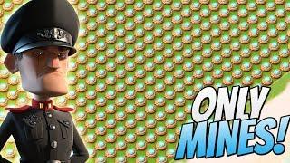 Boom Beach ONLY SHOCK MINES BASE!! Insane Bases in Blackguard Base NPC Builder! (Gameplay)