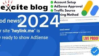 Get Exblog AdSense Approval With  Exblog Approval New Trick 2024