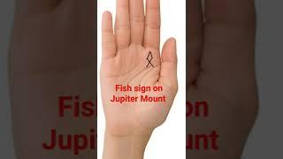 LUCKY FISH SIGN ON JUPITER MOUNT #shortsfeed #shorts