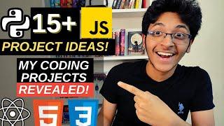 15+ BEST PROJECT IDEAS TO LEARN TO CODE | Revealing My Project Portfolio!