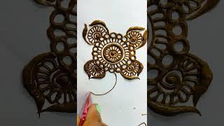 Very easy tricky mehndi design/mehndi/golticky#mehndi #mehndidesign#5k  #shorts#mehandi#easy#paper