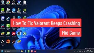 How To Fix Valorant Keeps Crashing Mid Game (2024)