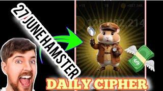 hamster Kombat daily cipher code 27 June