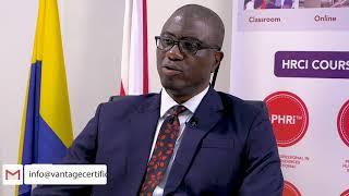 Mr Yemi Faseun, Chairman of Advisory Board talks about Vantage Certifications